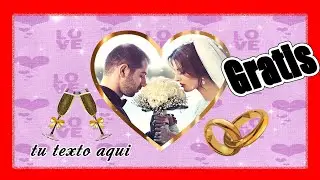 Plantilla editable SONY VEGAS 💖 BODAS #13 (GRATIS)