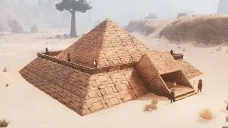 Conan Exiles - Base pyramid style 10x10