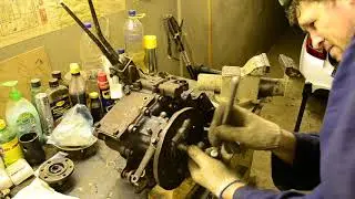 UAZ 31512 my story #9 straight-cut transfer case disassembly