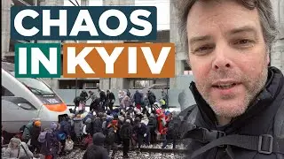 Today we tried to leave Kyiv, Ukraine again. It was chaos.
