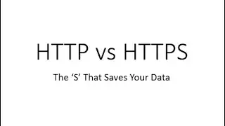 HTTP vs HTTPS