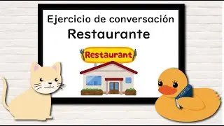 (Ejercicio de conversación) En resutaurante【idioma japones en 3 minutos】