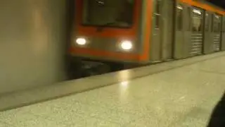 Greece - Athens - Metro Train.