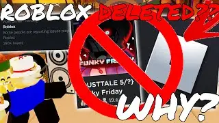 why funky friday & ROBLOX were DELETED..
