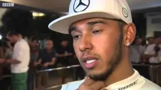2015 Abu Dhabi - Post-Race: Lewis Hamilton disappointed with second place