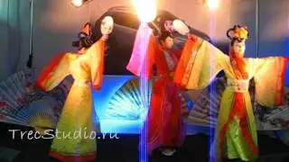 Танцы Китая и в Китайском стиле ✔ Женские китайские танцы - трио с опахало ☯