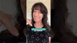 Create a fun 3D sticker effect in Canva in less than 60 seconds!