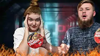 ЕДИМ ОСТРУЮ ЛАПШУ НА ВРЕМЯ С ДЕВУШКОЙ! ЧЕЛЛЕНДЖ?!