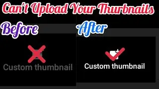 How To Upload Your Thumbnail On YouTube using your phone
