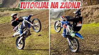 Kako Voziti Motor Na Zadnji Tocak???