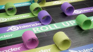 Make This Roll Up Effect In Blender