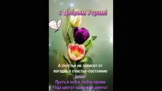 С добрым утром! Хорошей погоды!