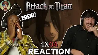 IT WAS EREN!? FIRST TIME reacting to Attack on Titan | 4x04 | REACTION (Subtitles)