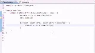 Java Video Tutorial Part 26 |  Random Number Generator