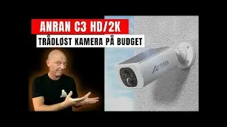 ANRAN C3 Sikkerhedskamera anmeldelse af en dansk YouTuber! 🇩🇰