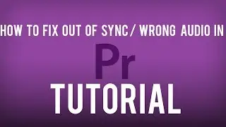 How to fix the wrong audio with MP4 in Premiere
