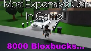 Buying The Most Expensive Car In Bloxburg!!!