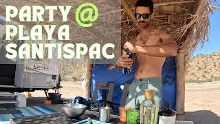 Beach Camping at PLAYA SANTISPAC | Bahia Conception, Baja California Sur