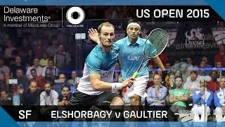 Squash: Delaware Investments US Open 2015 - SF Highlights - Elshorbagy v Gaultier