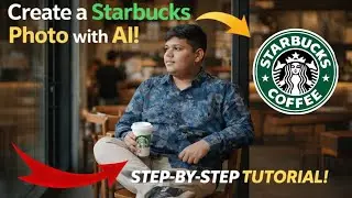 Create a Starbucks photo with AI step by step tutorial video.