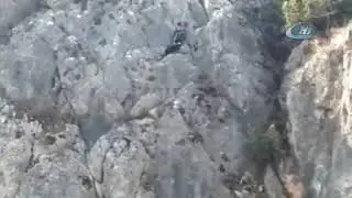 Keçi kurtarma operasyonu Çamdere Köyü Kozan