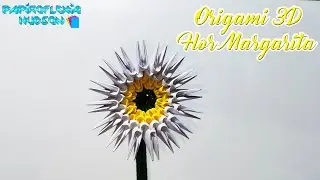 Origami 3D Flor Margarita (Remake)