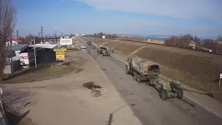 Новая Каховка. Начало войны 24.02.2022 г.