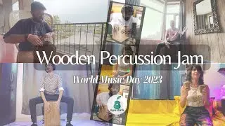Wooden Percussion Jam || World Music Day || Hype String