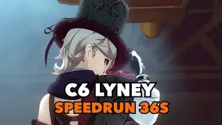 Spiral Abyss 4.1 Top | C6Lyney Continuous Speedrun 36s