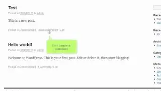 How to write a comment in WordPress - 4GoodHosting Support