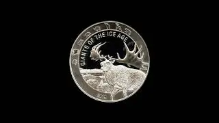 1 oz Silber Giganten der Eiszeit  Riesenhirsch - 2019