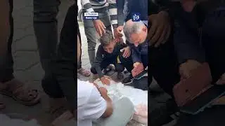 Child cries for his mother who was killed by 'Israel' #shorts #trending