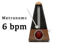 Metronome 6 bpm 🎼