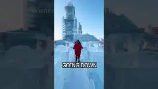 HUGE ICE SLIDES in China go VIRAL