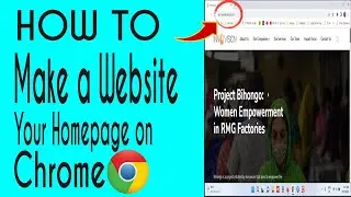 How to Make a website Your Homepage on Google Chrome