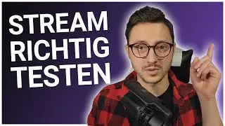 Stream vorab testen in OBS Studio