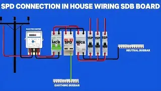 Spd connection in house #electrical #electrical #electrican #electric #tools @electrictrick358