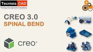 SPINAL BEND in CREO 3.0 | TecnisiaCAD Training
