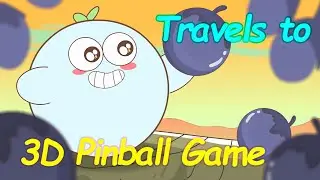 😁When Little Munchy Puff travels to the 3D pinball game of Windows - Space Cadet🤣