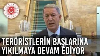 Bakan Akar:Kandil’in Işıkları Söndü, Mehmetçik Teröristlerin İnlerini Başlarına Yıkmaya Devam Ediyor