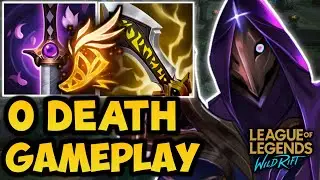 LEGENDARY JHIN 0 DEATH GAMEPLAY | DARK STAR JHIN | JHIN WILD RIFT | WILD RIFT