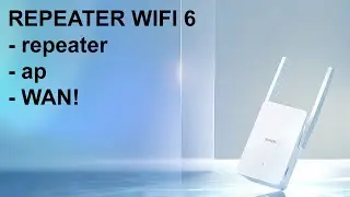 TENDA A33 - Wzmacniacz WIFI 6 dla światłowodu - prędkości trzymają POZIOM - SPEED w trybie REPEATER