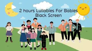 🎧 2 hours Black Screen English songs for babies