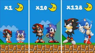 Mario Bros. but every Moon makes Sonic vs Shadow MORE Realistic 😱(Sonic 3 Movie)