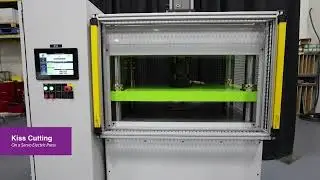Kiss Cutting on an Electric Servo Press for Medical Materials