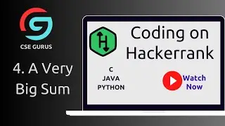 4.A very big sum - Hackerrank