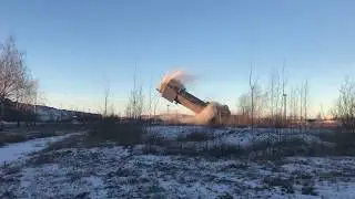 РВС Ч. 460 Здание хранения молотого шлака Северсталь г. Череповец 2018.12.01