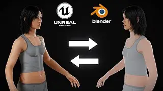 Easiest Way to Export MetaHuman from Unreal Engine to Blender (No addons)