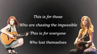 Chasing The Impossible -Elske DeWall- (with lyrics)