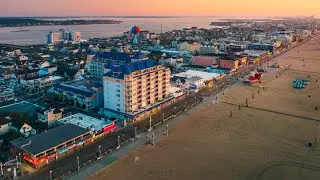 Cruising the Ocean City, Maryland boardwalk & Trimper's Rides